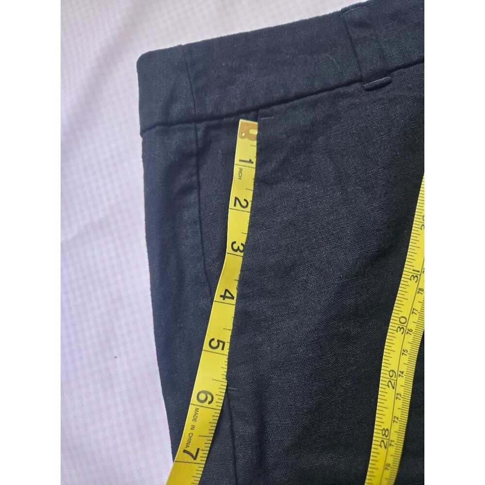 J Crew Women's Black 4" Scalloped Hem Short. Size 10 - Picture 6 of 8
